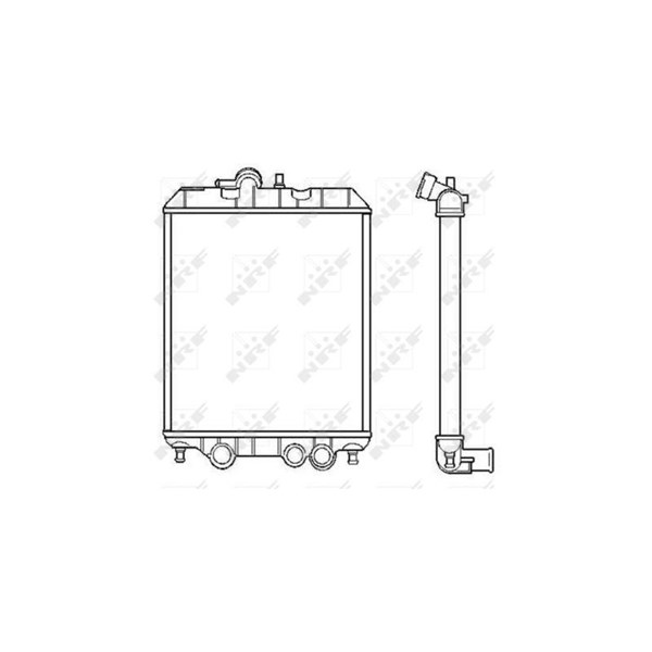 Kylare, motorkylning Nrf 53618 NRF Kylare, motorkylning Nrf 53618 NRF