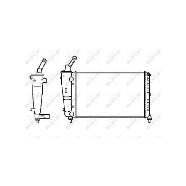 Kylare, motorkylning Nrf 53619 NRF Kylare, motorkylning Nrf 53619 NRF