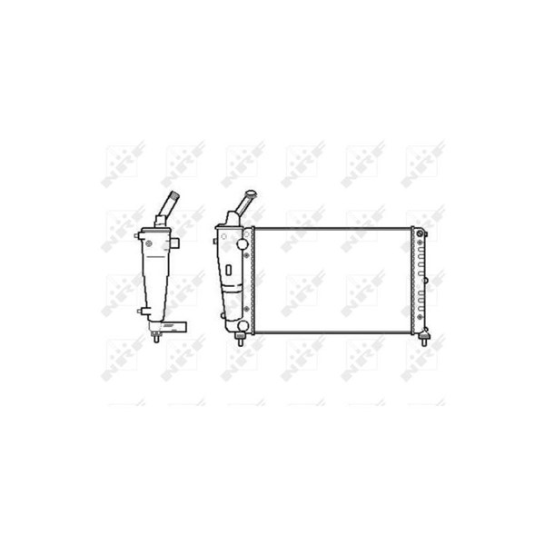 Kylare, motorkylning Nrf 53620 NRF Kylare, motorkylning Nrf 53620 NRF