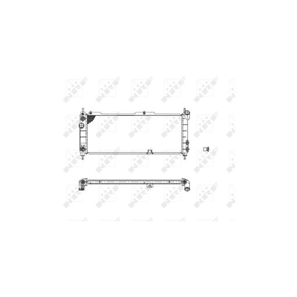 Kylare, motorkylning Nrf 53631 NRF Kylare, motorkylning Nrf 53631 NRF