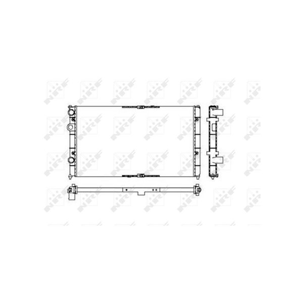 Kylare, motorkylning Nrf 53632 NRF