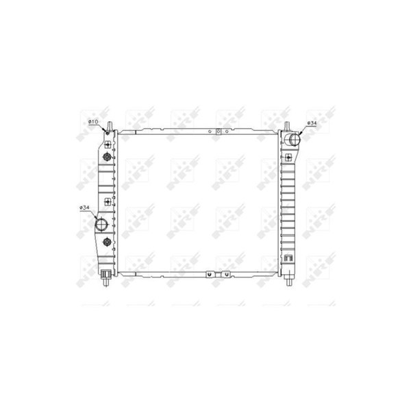Kylare, motorkylning Nrf 53638 NRF Kylare, motorkylning Nrf 53638 NRF