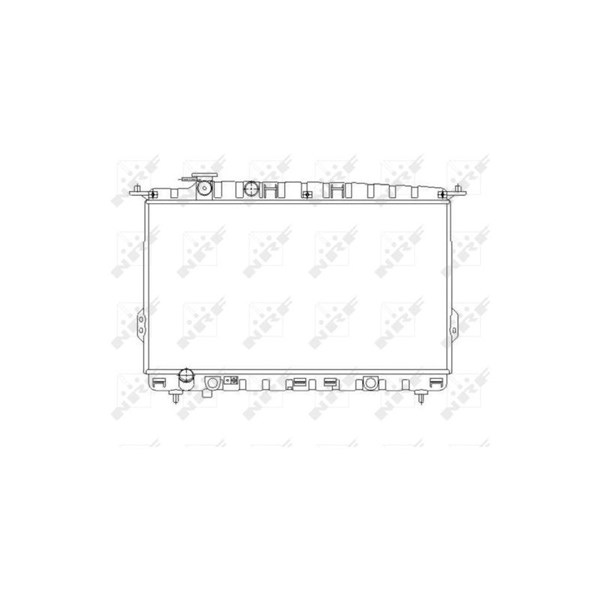 Kylare, motorkylning Nrf 53642 NRF Kylare, motorkylning Nrf 53642 NRF