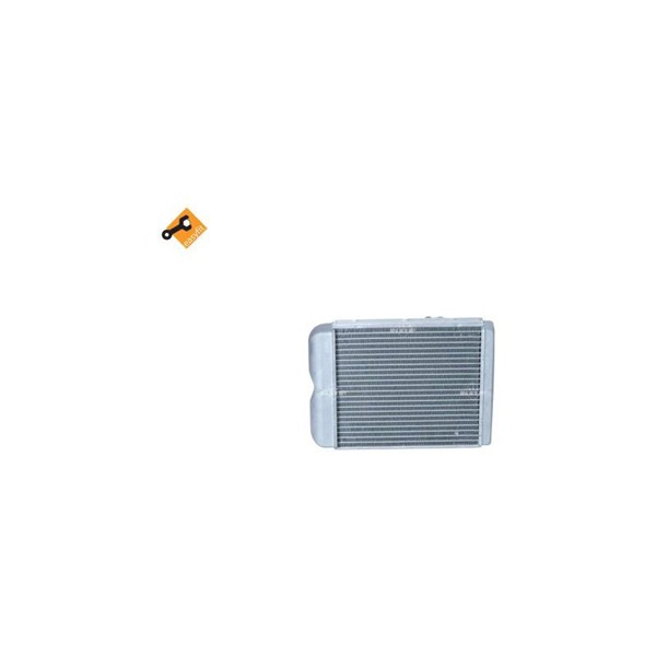 Värmeväxlare, kupévärme, Fram Nrf 53671 NRF Värmeväxlare, kupévärme, Fram Nrf 53671 NRF