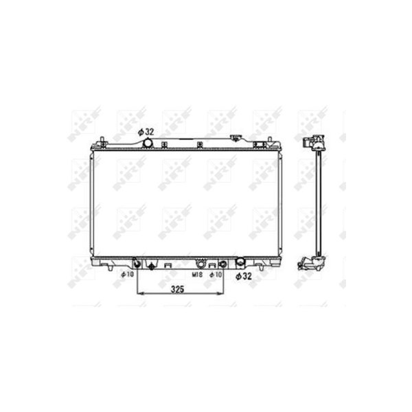 Kylare, motorkylning Nrf 53679 NRF Kylare, motorkylning Nrf 53679 NRF
