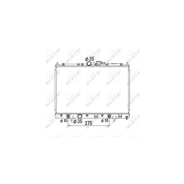 Kylare, motorkylning Nrf 53686 NRF Kylare, motorkylning Nrf 53686 NRF