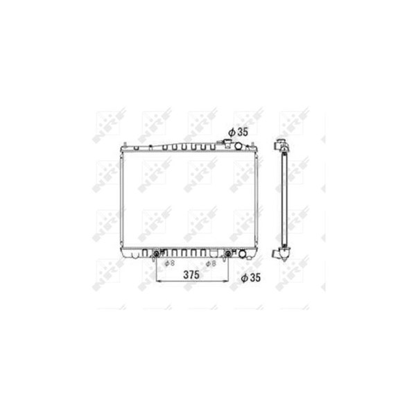 Kylare, motorkylning Nrf 53694 NRF Kylare, motorkylning Nrf 53694 NRF