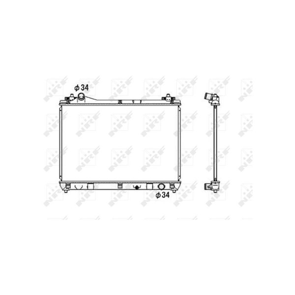 Kylare, motorkylning Nrf 53703 NRF Kylare, motorkylning Nrf 53703 NRF