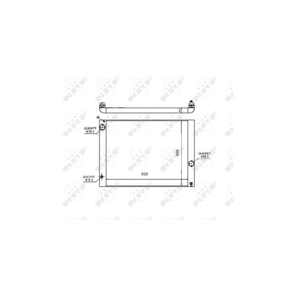 Kylare, motorkylning Nrf 53724 NRF Kylare, motorkylning Nrf 53724 NRF