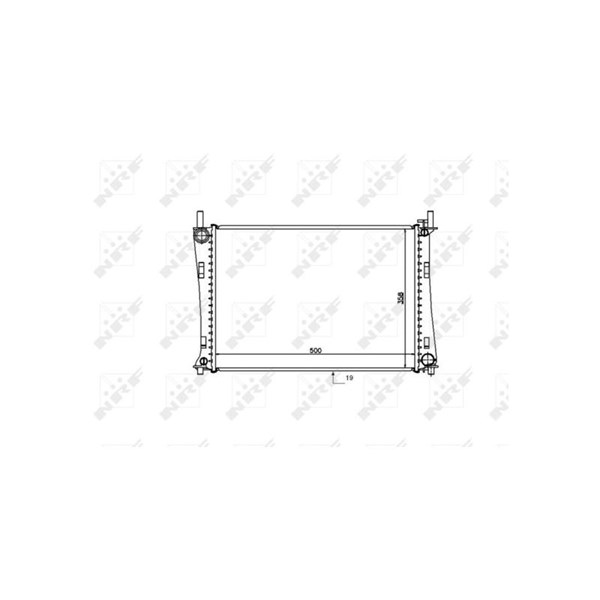 Kylare, motorkylning Nrf 53740 NRF Kylare, motorkylning Nrf 53740 NRF