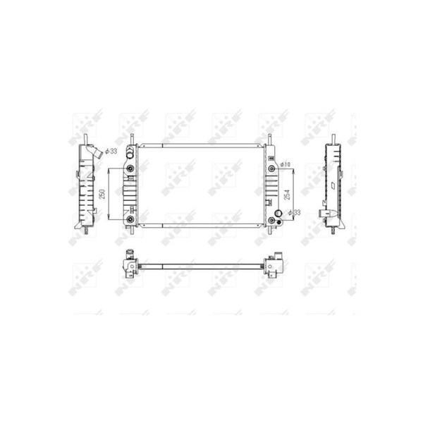 Kylare, motorkylning Nrf 53748 NRF Kylare, motorkylning Nrf 53748 NRF