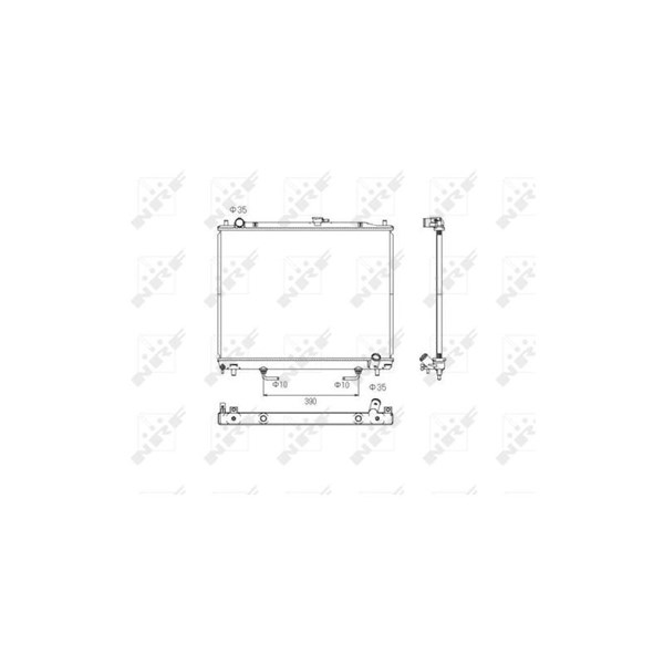 Kylare, motorkylning Nrf 53754 NRF Kylare, motorkylning Nrf 53754 NRF