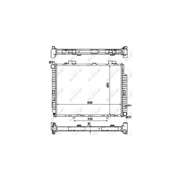 Kylare, motorkylning Nrf 53784 NRF Kylare, motorkylning Nrf 53784 NRF