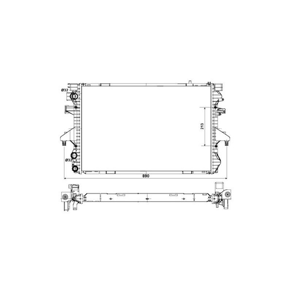 Kylare, motorkylning Nrf 53796 NRF Kylare, motorkylning Nrf 53796 NRF