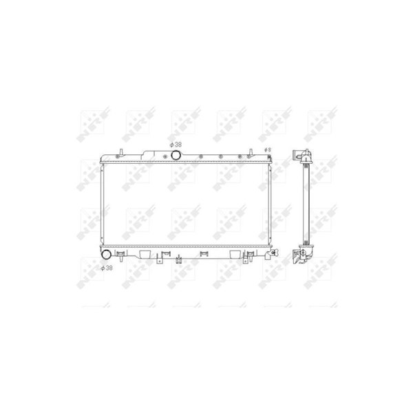 Kylare, motorkylning Nrf 53823 NRF Kylare, motorkylning Nrf 53823 NRF