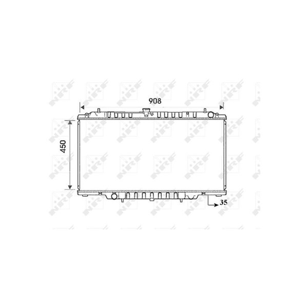 Kylare, motorkylning Nrf 53830 NRF Kylare, motorkylning Nrf 53830 NRF