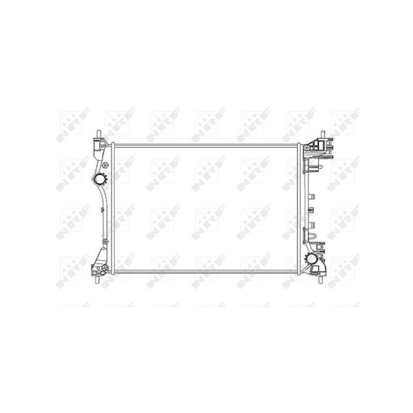 Kylare, motorkylning Nrf 53834 NRF