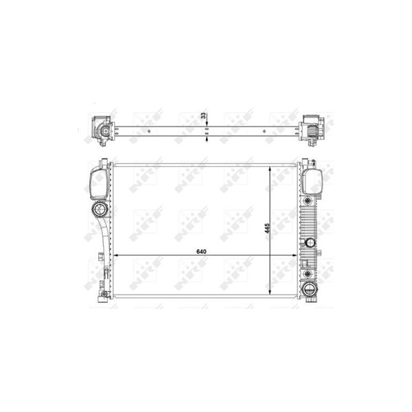 Kylare, motorkylning Nrf 53839 NRF Kylare, motorkylning Nrf 53839 NRF