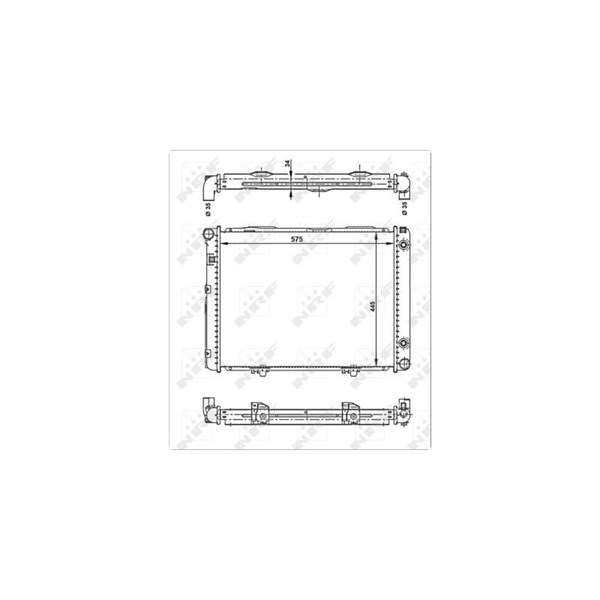 Kylare, motorkylning Nrf 53866 NRF Kylare, motorkylning Nrf 53866 NRF