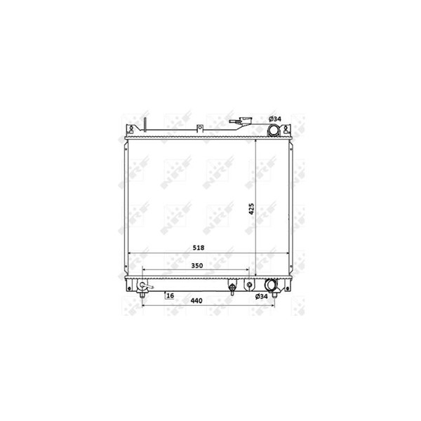 Kylare, motorkylning Nrf 53914 NRF Kylare, motorkylning Nrf 53914 NRF