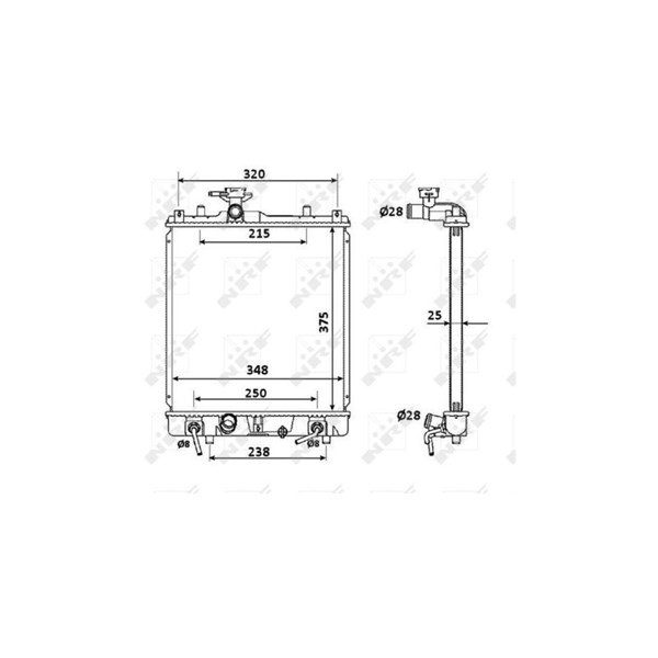Kylare, motorkylning Nrf 53927 NRF Kylare, motorkylning Nrf 53927 NRF