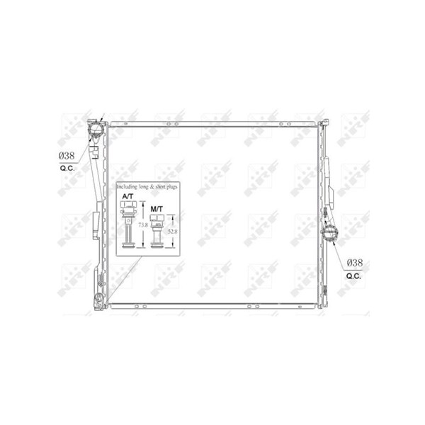 Kylare, motorkylning Nrf 53956 NRF Kylare, motorkylning Nrf 53956 NRF