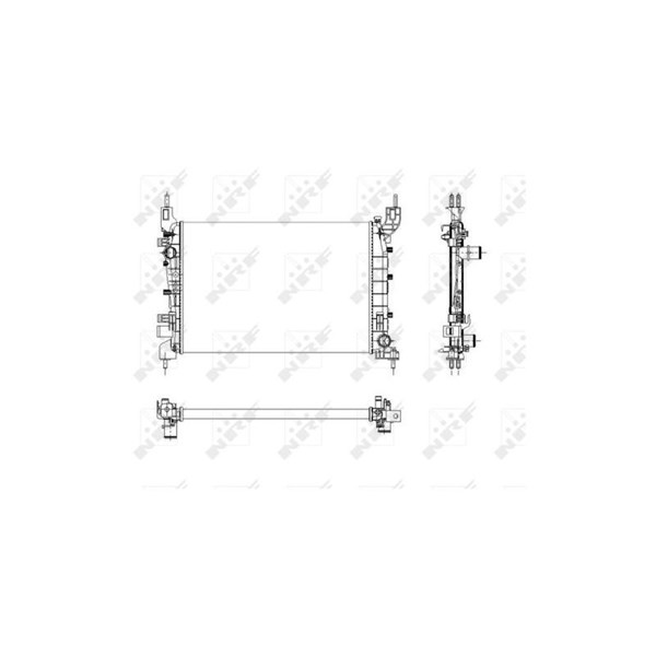 Kylare, motorkylning Nrf 54504 NRF Kylare, motorkylning Nrf 54504 NRF