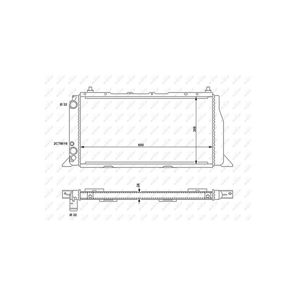 Kylare, motorkylning Nrf 54603 NRF Kylare, motorkylning Nrf 54603 NRF