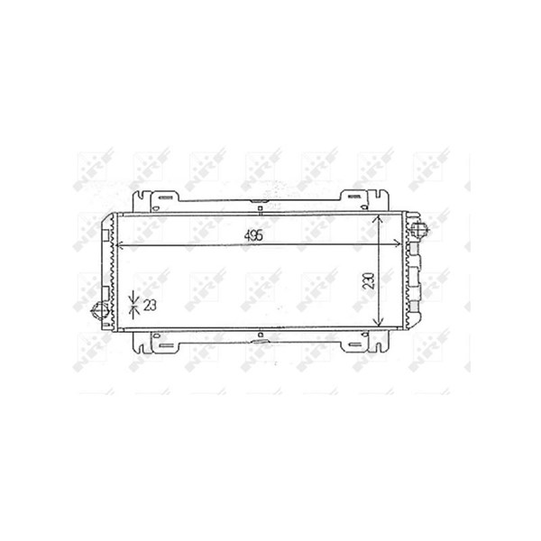 Kylare, motorkylning Nrf 54613 NRF Kylare, motorkylning Nrf 54613 NRF