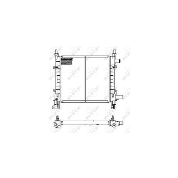 Kylare, motorkylning Nrf 54671 NRF