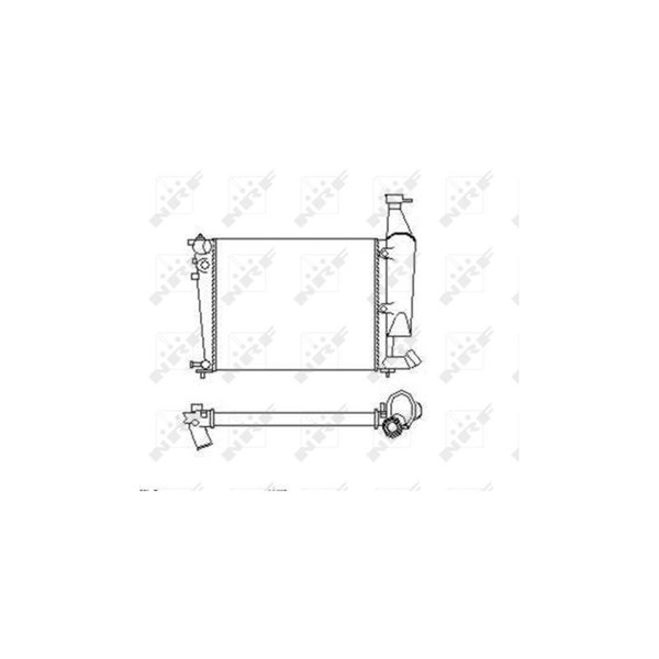 Kylare, motorkylning Nrf 54676 NRF Kylare, motorkylning Nrf 54676 NRF