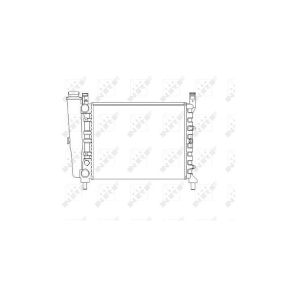 Kylare, motorkylning Nrf 54680 NRF