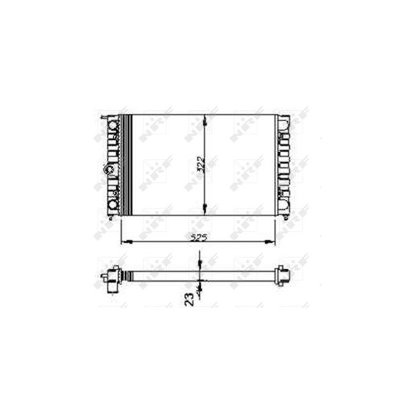 Kylare, motorkylning Nrf 54694 NRF Kylare, motorkylning Nrf 54694 NRF
