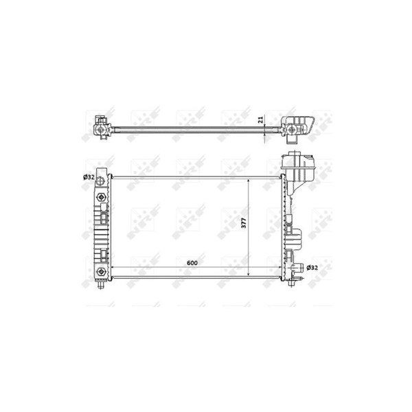 Kylare, motorkylning Nrf 54718 NRF Kylare, motorkylning Nrf 54718 NRF