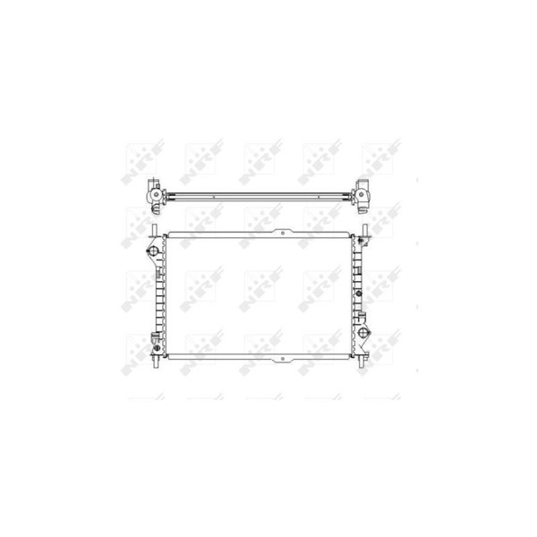 Kylare, motorkylning Nrf 54755 NRF Kylare, motorkylning Nrf 54755 NRF