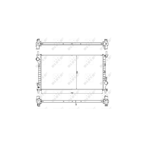 Kylare, motorkylning Nrf 54756 NRF Kylare, motorkylning Nrf 54756 NRF