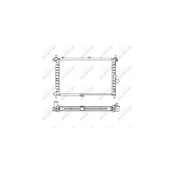 Kylare, motorkylning Nrf 55308 NRF