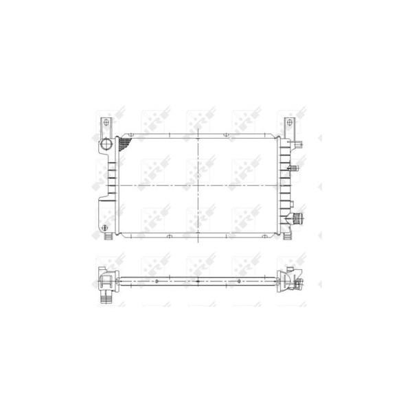 Kylare, motorkylning Nrf 55314 NRF