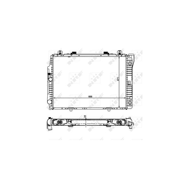 Kylare, motorkylning Nrf 55315 NRF Kylare, motorkylning Nrf 55315 NRF