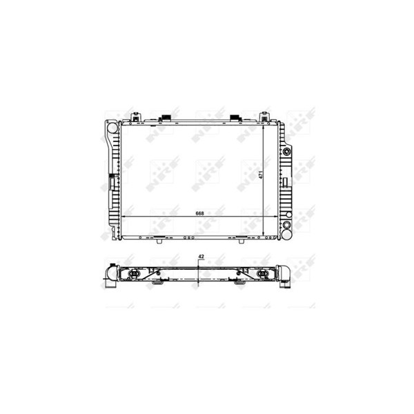 Kylare, motorkylning Nrf 55316 NRF Kylare, motorkylning Nrf 55316 NRF