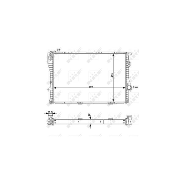 Kylare, motorkylning Nrf 55323 NRF Kylare, motorkylning Nrf 55323 NRF
