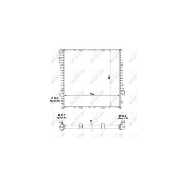Kylare, motorkylning Nrf 55328 NRF Kylare, motorkylning Nrf 55328 NRF