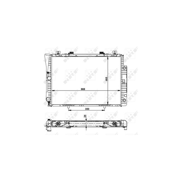 Kylare, motorkylning Nrf 55332 NRF Kylare, motorkylning Nrf 55332 NRF