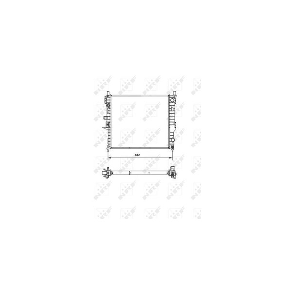 Kylare, motorkylning Nrf 55335 NRF Kylare, motorkylning Nrf 55335 NRF