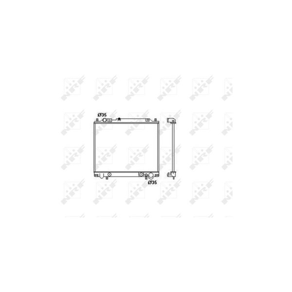 Kylare, motorkylning Nrf 55344 NRF Kylare, motorkylning Nrf 55344 NRF