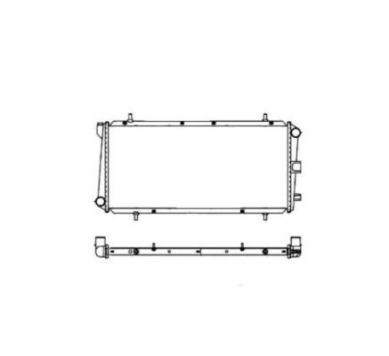 Kylare, motorkylning Nrf 55439 NRF