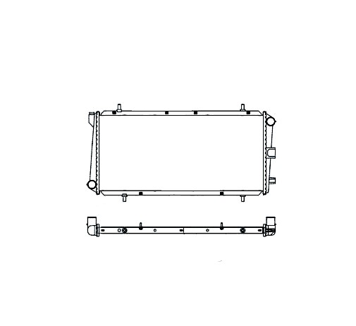 Kylare, motorkylning Nrf 55439 NRF Kylare, motorkylning Nrf 55439 NRF