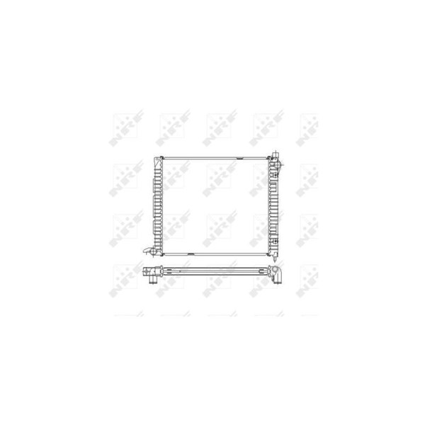 Kylare, motorkylning Nrf 55445 NRF Kylare, motorkylning Nrf 55445 NRF
