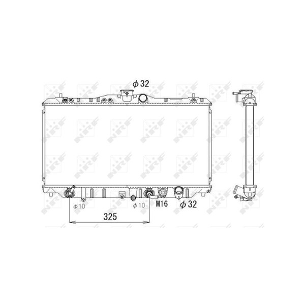 Kylare, motorkylning Nrf 556708 NRF Kylare, motorkylning Nrf 556708 NRF