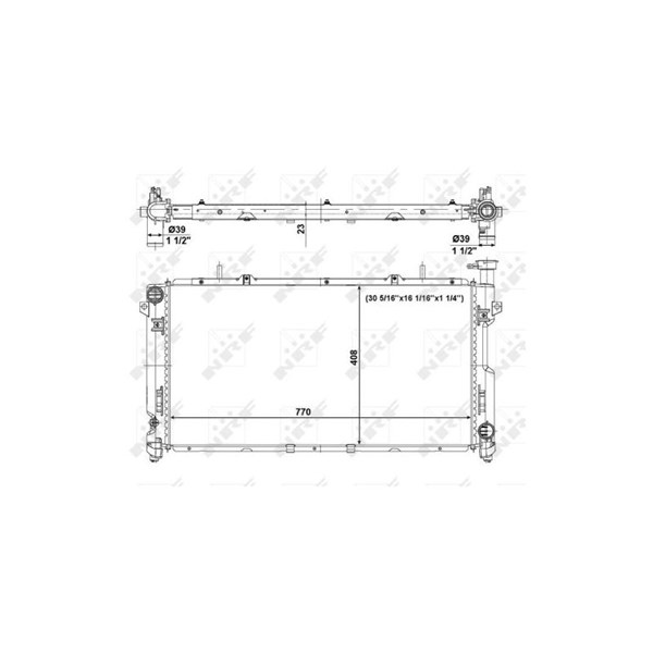 Kylare, motorkylning Nrf 56020 NRF Kylare, motorkylning Nrf 56020 NRF